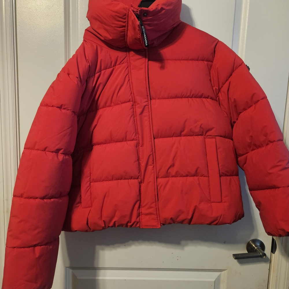 BCBGMaxAzria Vibrant Red Eco Jacket
